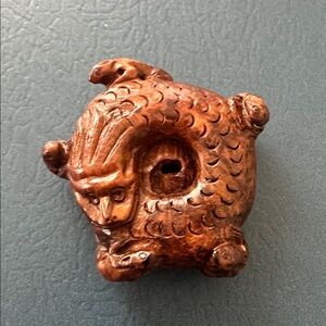 Rare Vintage Hand Carved Dragon